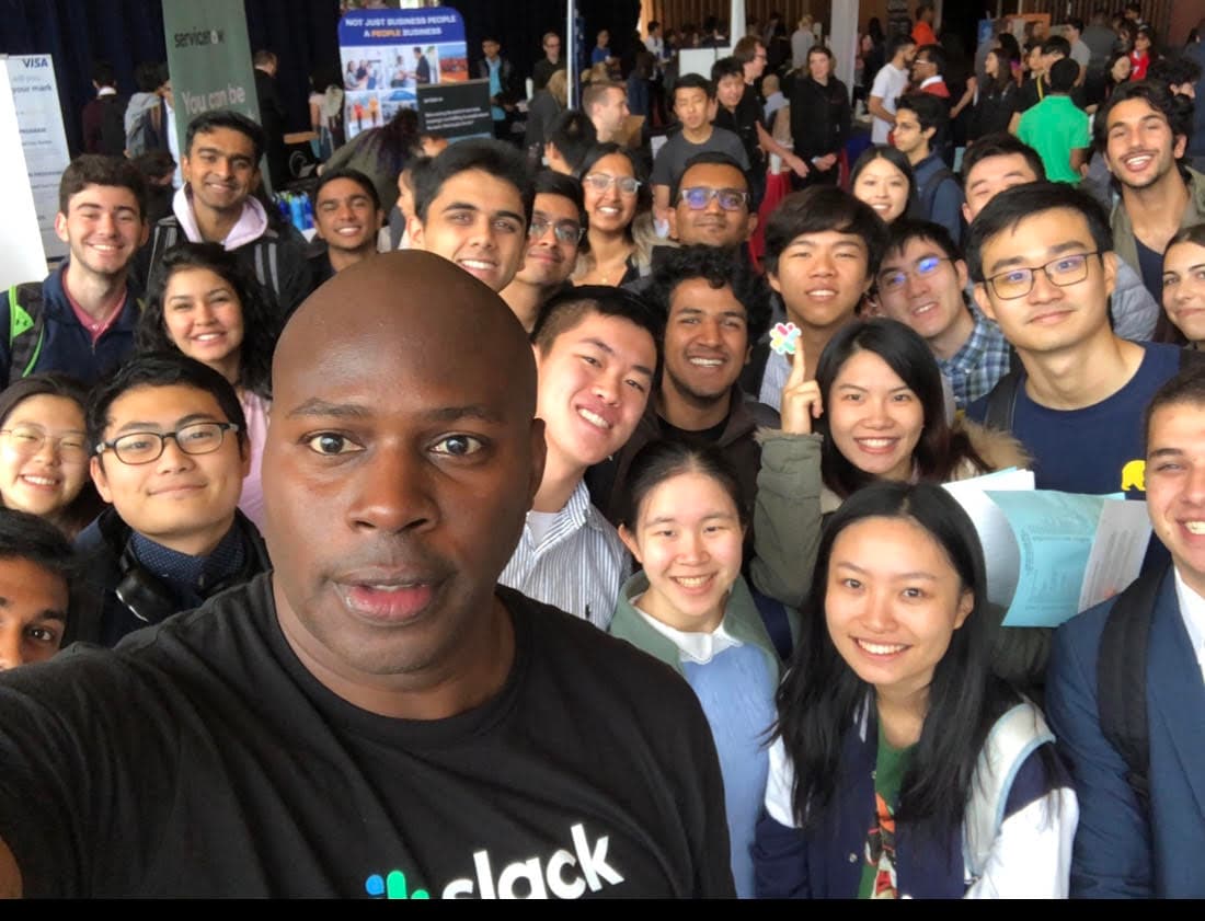 Group of diverse students